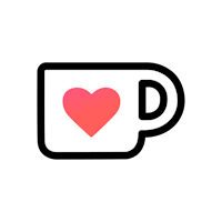 a coffee cup with a heart in it