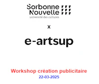 e-artsup workshop creation publicitaire