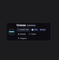 a black screen with the word cronos on it