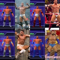 wwe wrestlers in different poses