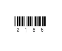 a bar code on a white background