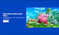 Advertisement for Kirby and the Forgotten Land