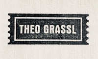 theo grassl logo on a piece of paper