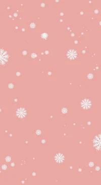 snowflakes on a pink background