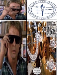 a collage of pictures of a man with sunglasses