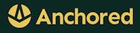 the anchored logo on a black background
