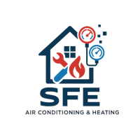 sfe air conditioning & heating logo