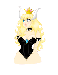 bowsette sticker 