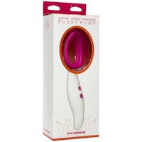 a pink and white sex toy in a box