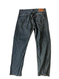 a pair of levi's jeans on a black background