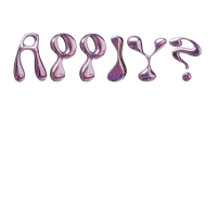 an image of the word apply on a black background