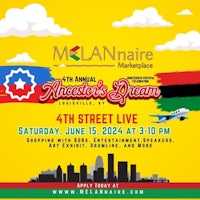 a flyer for the 4th annual mcnaie's dream street live