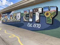 a mural painted on the side of a building