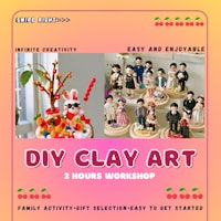 diy clay art 2 hours workshop