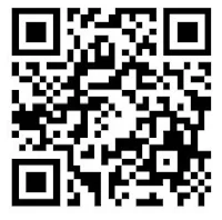 a black and white qr code on a white background