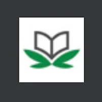 a book with a green leaf on it