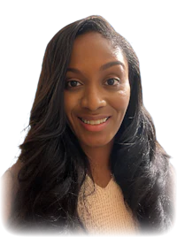 a woman with long hair smiling for the camera