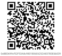 a qr code is shown on a white background