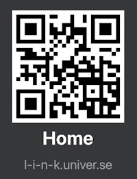 a qr code with the word home on it