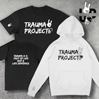 trauma project t-shirt & hoodie bundle