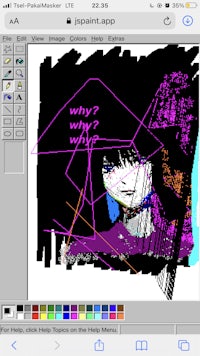 a screen shot of a computer screen with an image of an anime character