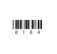 a barcode on a white background