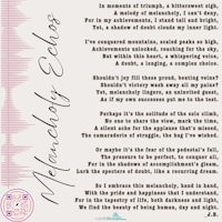 a poem with the words mercy edwards