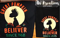 great pumpkin believer t - shirt
