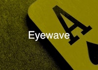 an aces card with the word eyewave on it
