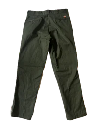 dickies work pants - olive green