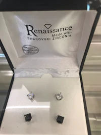 swarovski renaissance diamond stud earrings