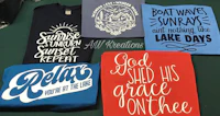 t - shirts with different designs on them