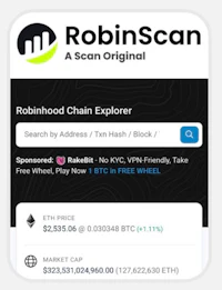 a screenshot of the robin scan app