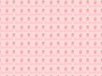 a pink background with strawberries on it