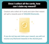 once collect all the cards, how can i claim my reward?