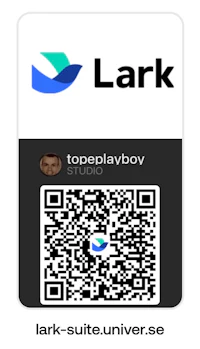 a qr code with the word lark on it