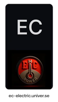 the logo for ec electric universe