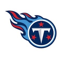 the tennessee titans logo with flames