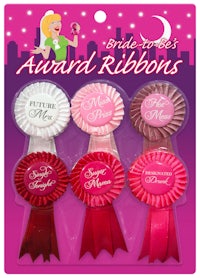 award ribbons for bridesmaids