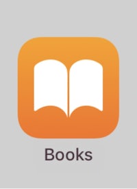 a book icon with the word books on it