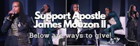 support apostle james mozolon ii below are ways to give