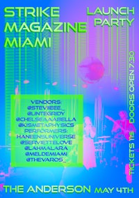 strike magazine launch party miami