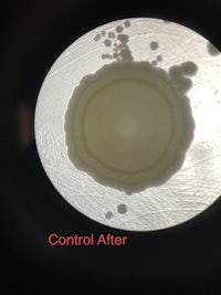 an image of a microscope with a liquid in it