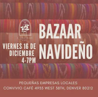 a poster for bazaar navideo in denver