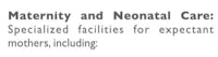 maternity and neonatal care