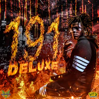 the cover of 191 deluxe featuring a man in front of fire