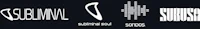the logos for subliminal and subsonic