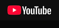 the youtube logo on a black background