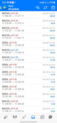a screenshot of a trading app on an iphone