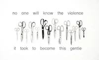 no will know the violence it took to become this gentle